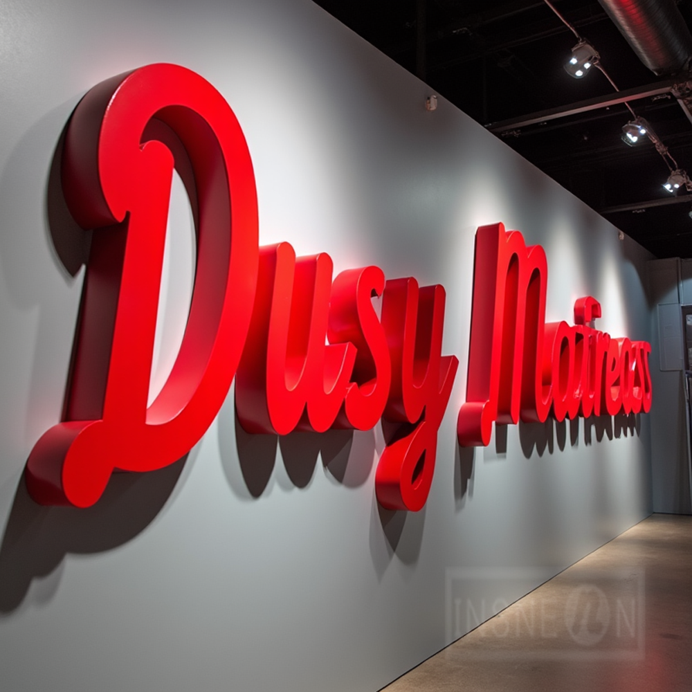 Custom Metal LED Sign Wall Log - Lighting Decor Store 리뷰 및 가격