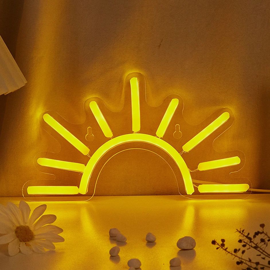 Chi-Buy 1PC Sunrise Shape LED  - Lighting Decor Sunrise 리뷰 및 가격