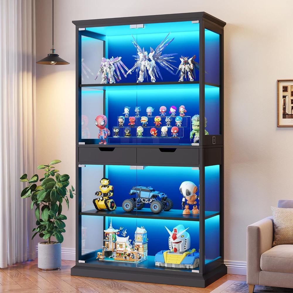 68 Tall Glass Display Cabinet  - Lighting & Home Decor Studio 리뷰 및 가격