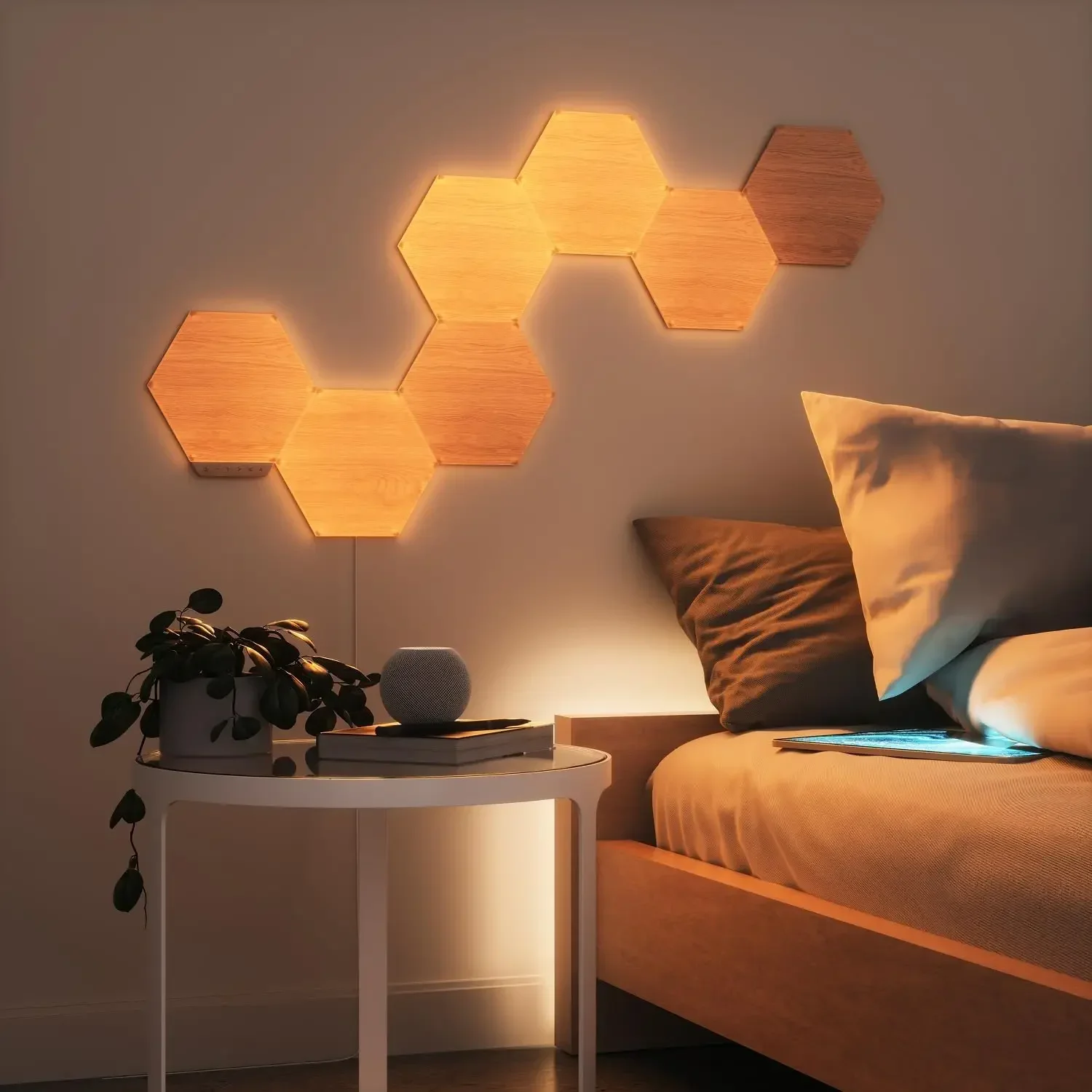Elements Wood Look Smart Wall  - Elements Lighting Decor 리뷰 및 가격