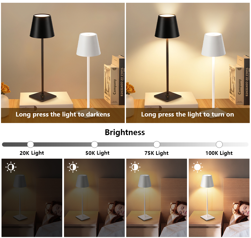 LED Rechargeable Desk Light Wi - Decor Lighting Lamps 리뷰 및 가격