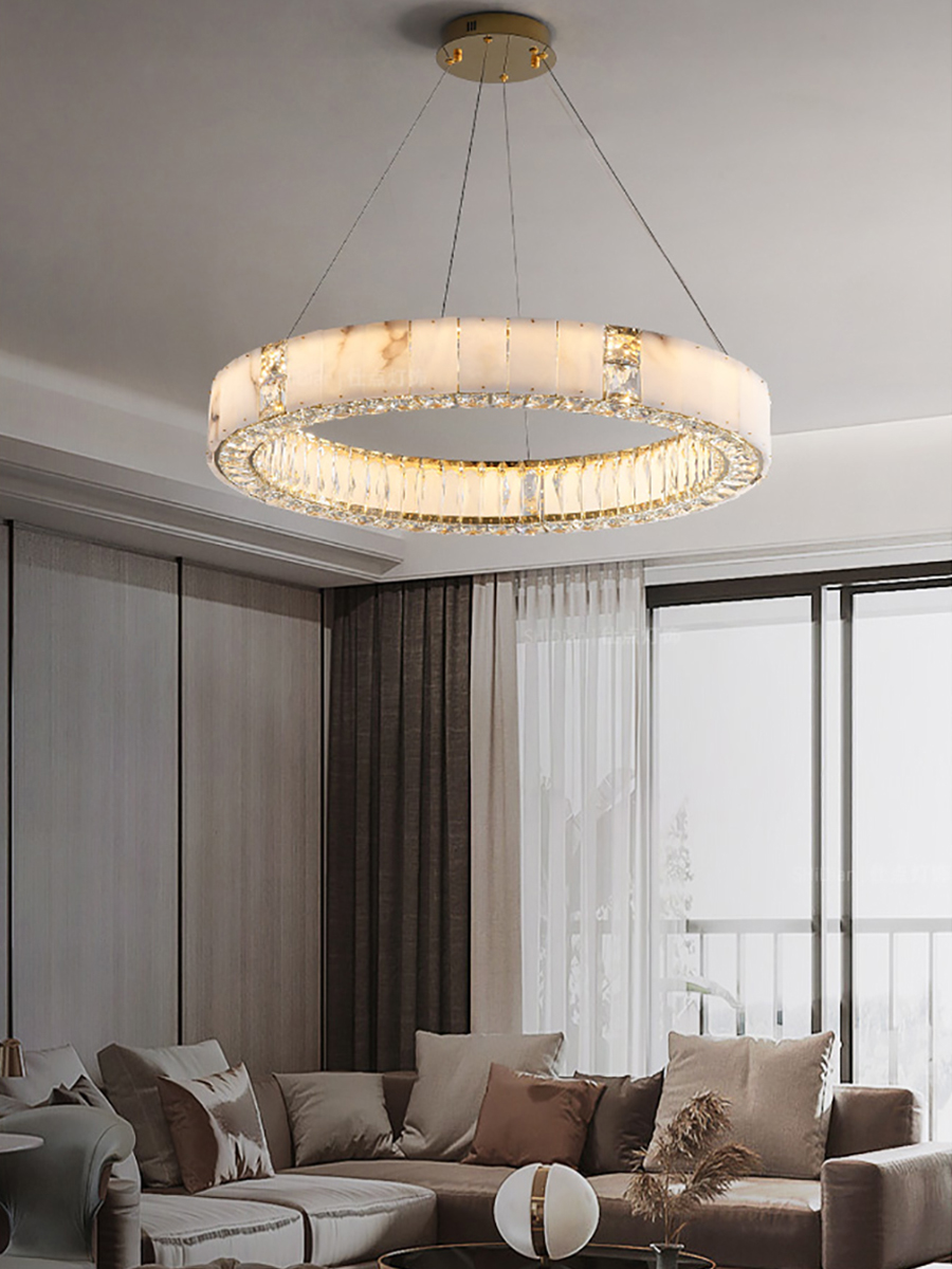 Gold Black Modern LED Chandeli - Elements Lighting Decor 리뷰 및 가격