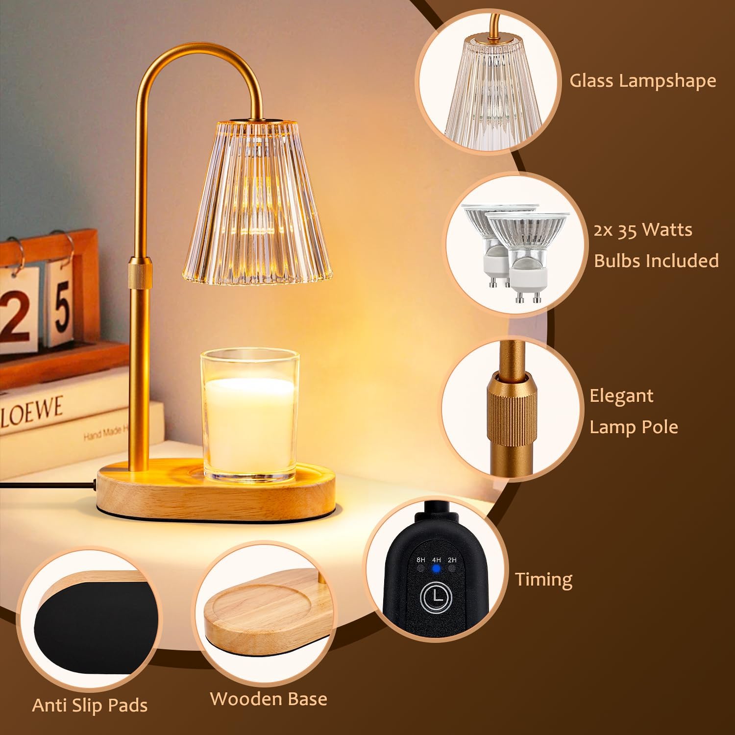 Electric Candle Warmer Lamp wi - Wax Melter Electric 리뷰 및 가격